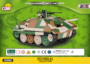 Mode d’emploi Cobi set 2382 Small Army WWII Jagdpanzer 38 Hetzer