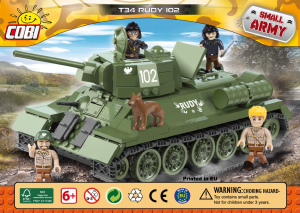 Mode d’emploi Cobi set 2485 Small Army WWII Rudy 102 (T-34)