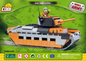 Kullanım kılavuzu Cobi set 2495 Small Army WWII Matilda Mk.II A12
