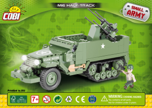 Mode d’emploi Cobi set 2499 Small Army WWII M16 Half-Track