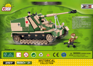 Manuale Cobi set 2517 Small Army WWII Sd.Kfz.164 Nashorn