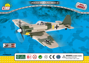 Rokasgrāmata Cobi set 5514 Small Army WWII Focke-Wulf Fw 190 A-4