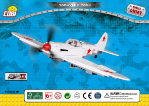 Mode d’emploi Cobi set 5524 Small Army WWII Yakovlev Yak-1