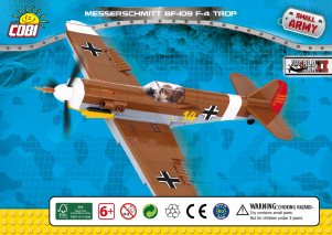 Instrukcja Cobi set 5526 Small Army WWII Messerschmitt Bf 109 F-4 Trop