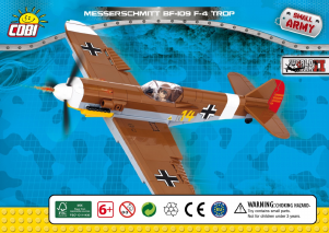 Mode d’emploi Cobi set 5526 Small Army WWII Messerschmitt Bf 109 F-4 Trop