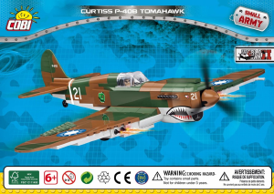 Mode d’emploi Cobi set 5527 Small Army WWII Curtiss P-40B Tomahawk