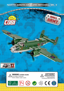 Mode d’emploi Cobi set 5530 Small Army WWII B-25C Mitchell Mk