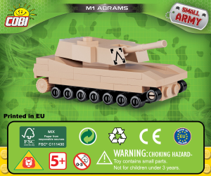 Návod Cobi set 2240 Small Army M1 Abrams