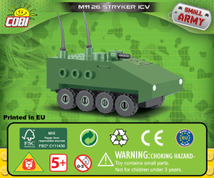 Manual Cobi set 2242 Small Army M1126 Stryker ICV