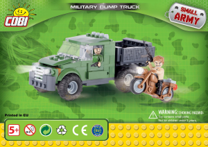 Bedienungsanleitung Cobi set 2345 Small Army Militärischer Muldenkipper