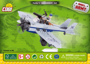 Bedienungsanleitung Cobi set 2346 Small Army Marine Bomber 32 Flugzeug