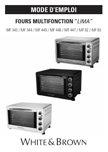 Mode d’emploi White and Brown MF 344 Four