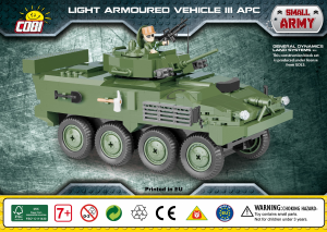 Návod Cobi set 2609 Small Army LAV III APC