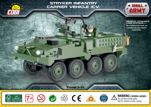 Brugsanvisning Cobi set 2610 Small Army Stryker M1126 ICV