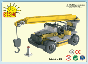 Manual Cobi set 1620 Action Town Crane