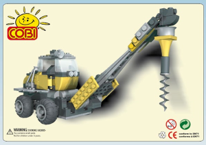 Manual Cobi set 1633 Action Town Drill