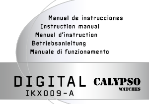 Manual de uso Calypso K6018 Reloj de pulsera