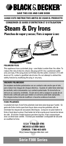 Manual de uso Black and Decker F394S Plancha