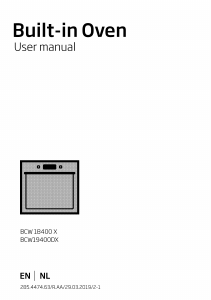 Handleiding BEKO BCW 18400 X Oven