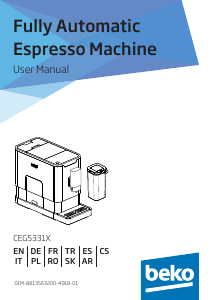 Bedienungsanleitung BEKO CEG5331X Espressomaschine