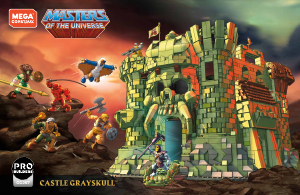 Manual de uso Mega Construx set GGJ67 Masters of the Universe Castillo Grayskull