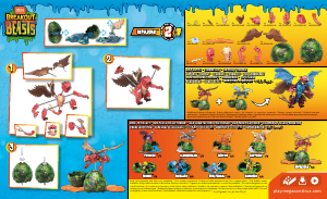 Manuál Mega Construx set GCK31 Breakout Beasts Repulsoar