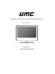 Manual UMC M19/25A-GB-TCDI-UK LCD Television