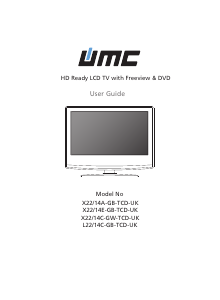 Manual UMC X22/14A-GB-TCD-UK LCD Television