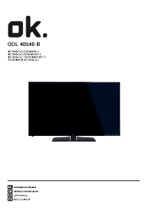 Handleiding OK ODL 40540-B LED televisie