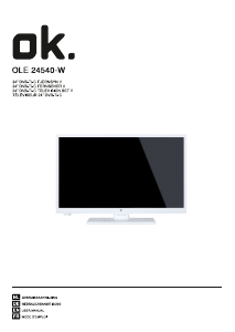 Handleiding OK OLE 24540-W LED televisie