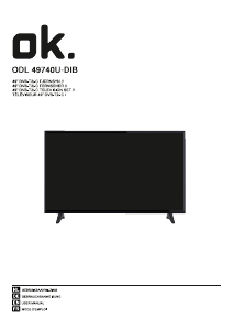 Handleiding OK ODL 49740U-DIB LED televisie