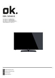 Handleiding OK ODL 32540-B LED televisie