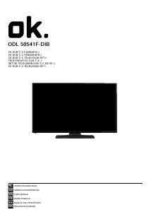 Handleiding OK ODL 50541F-DIB LED televisie