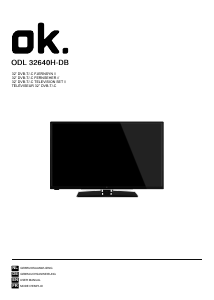 Handleiding OK ODL 32640H-DB LED televisie