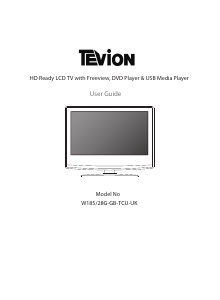 Handleiding Tevion W185-28G-GB-TCU-UK LCD televisie