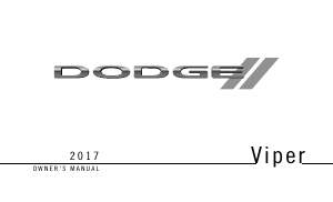 Handleiding Dodge Viper (2017)