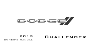 Handleiding Dodge Challenger (2013)