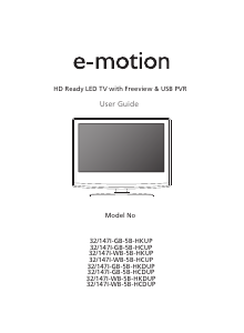 Bruksanvisning E-Motion 32/147I-GB-5B-HKUP-UK LED TV