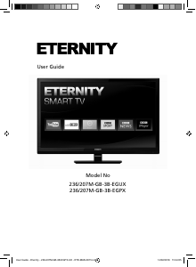 Handleiding Eternity 236/207M-GB-3B-EGPX-UK LED televisie