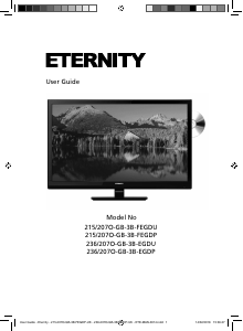 Bruksanvisning Eternity 236/207O-GB-3B-EGDUP-UK LED TV