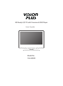 Bruksanvisning Vision Plus 156/44DVD LCD TV