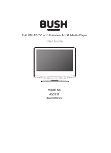 Manual Bush 40/233FDVD LED Television
