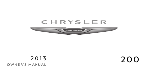 Handleiding Chrysler 200 (2013)