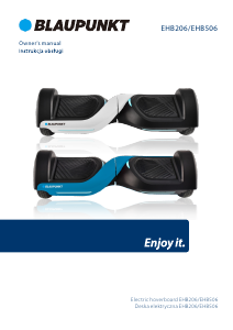 Manual Blaupunkt EHB206 Hoverboard