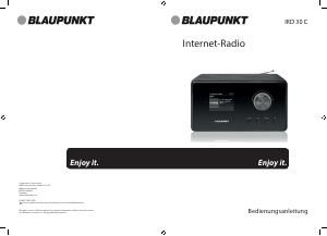 Bedienungsanleitung Blaupunkt IRD 30 C Radio