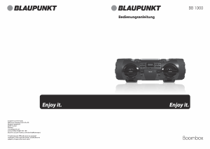 Bedienungsanleitung Blaupunkt BBL 1000 Stereoanlage