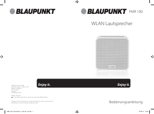 Bedienungsanleitung Blaupunkt PMR 100 Lautsprecher