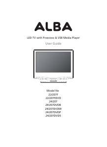 Handleiding Alba 24/207 LED televisie