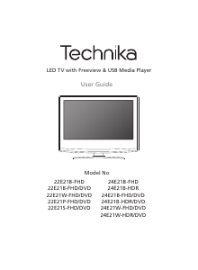 Manual Technika 24E21B-HDR LED Television