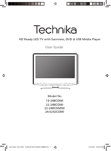 Bruksanvisning Technika LED22-248COMIW LED TV